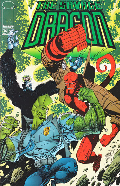 Savage Dragon #34-Very Fine (7.5 – 9)