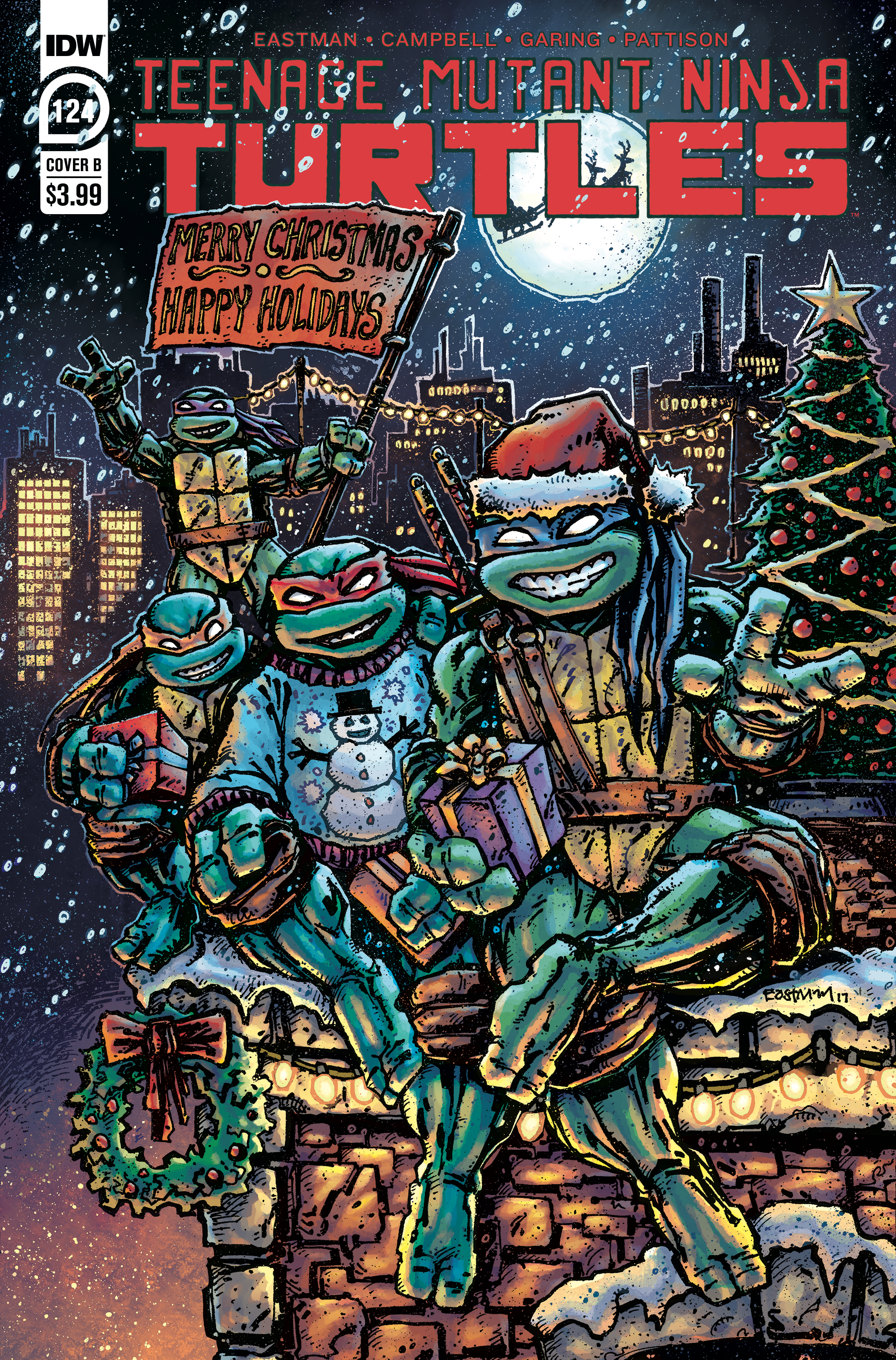 Teenage Mutant Ninja Turtles Ongoing #124 Cover B Eastman (2011)