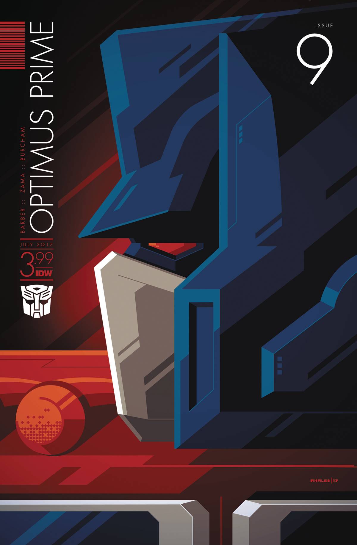 Optimus Prime #9 Cover C Whalen