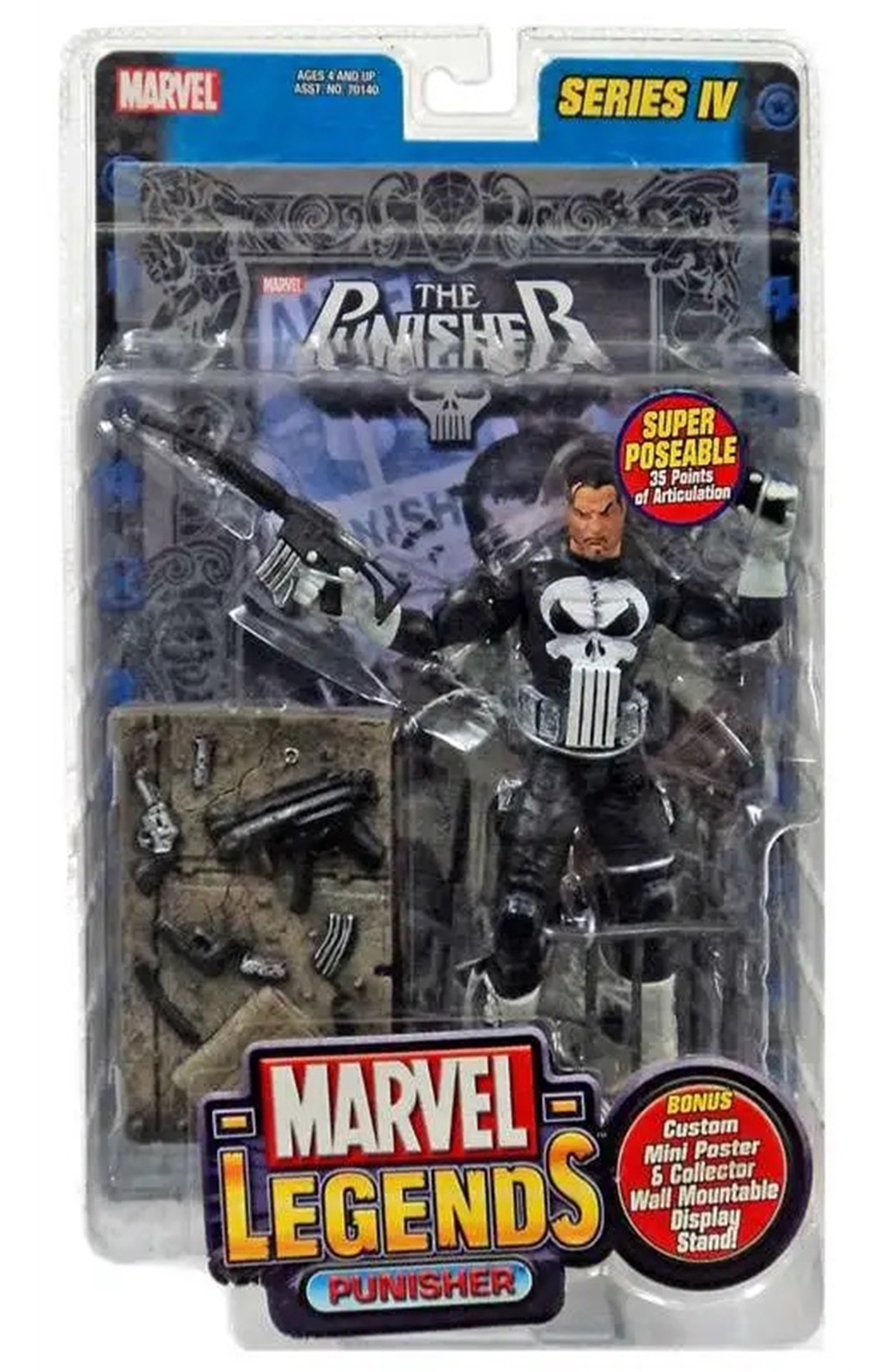 Marvel Legends Series 4 Punisher Action Figure