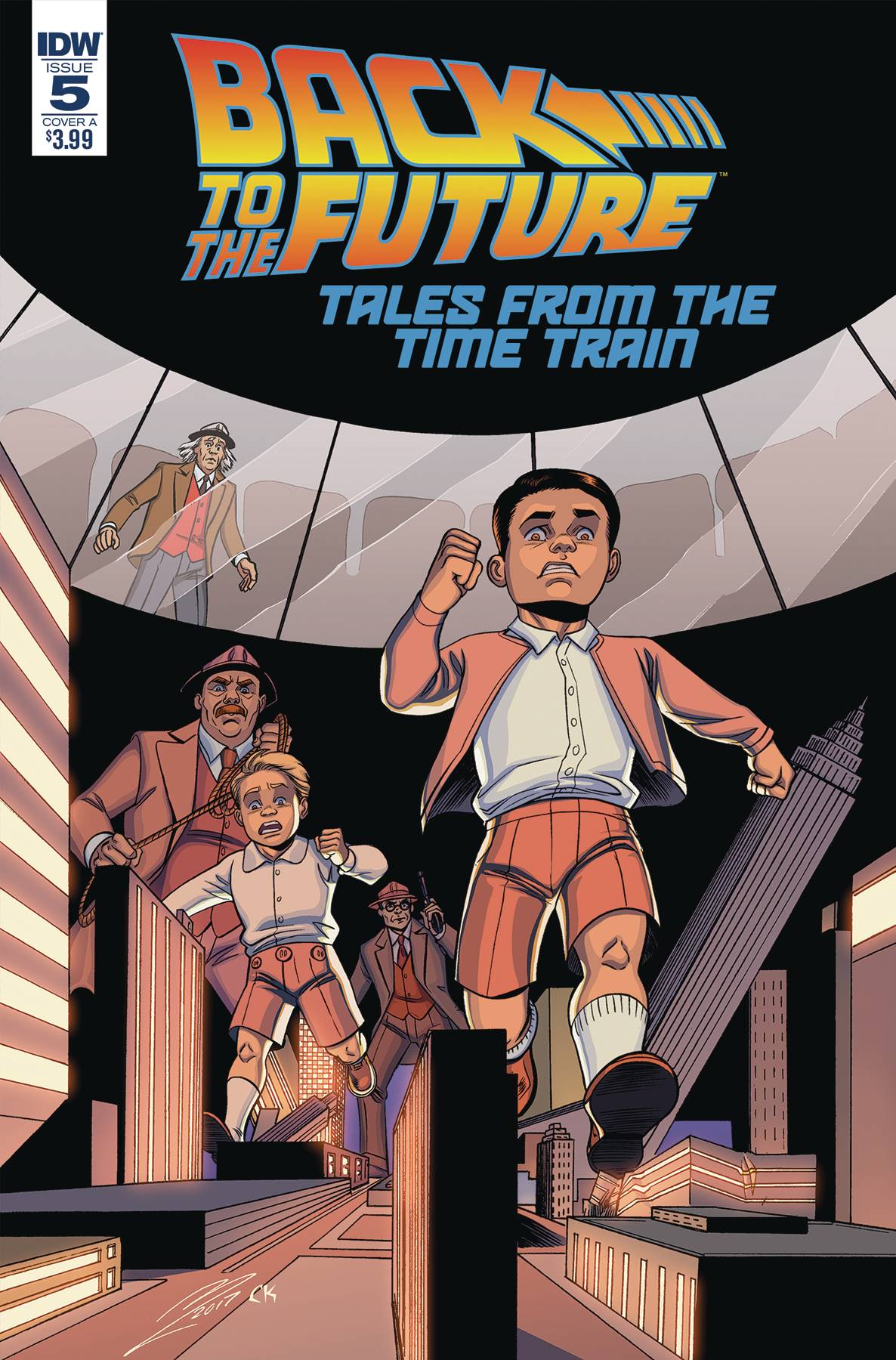 Back To the Future Time Train #5 Cover A Levens