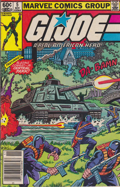 G.I. Joe, A Real American Hero #5 [Newsstand]-Very Fine (7.5 – 9)