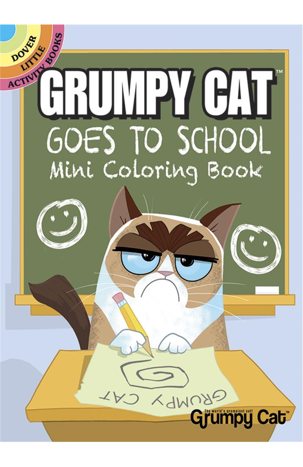 Grumpy Cat Goes To School Mini Coloring Book