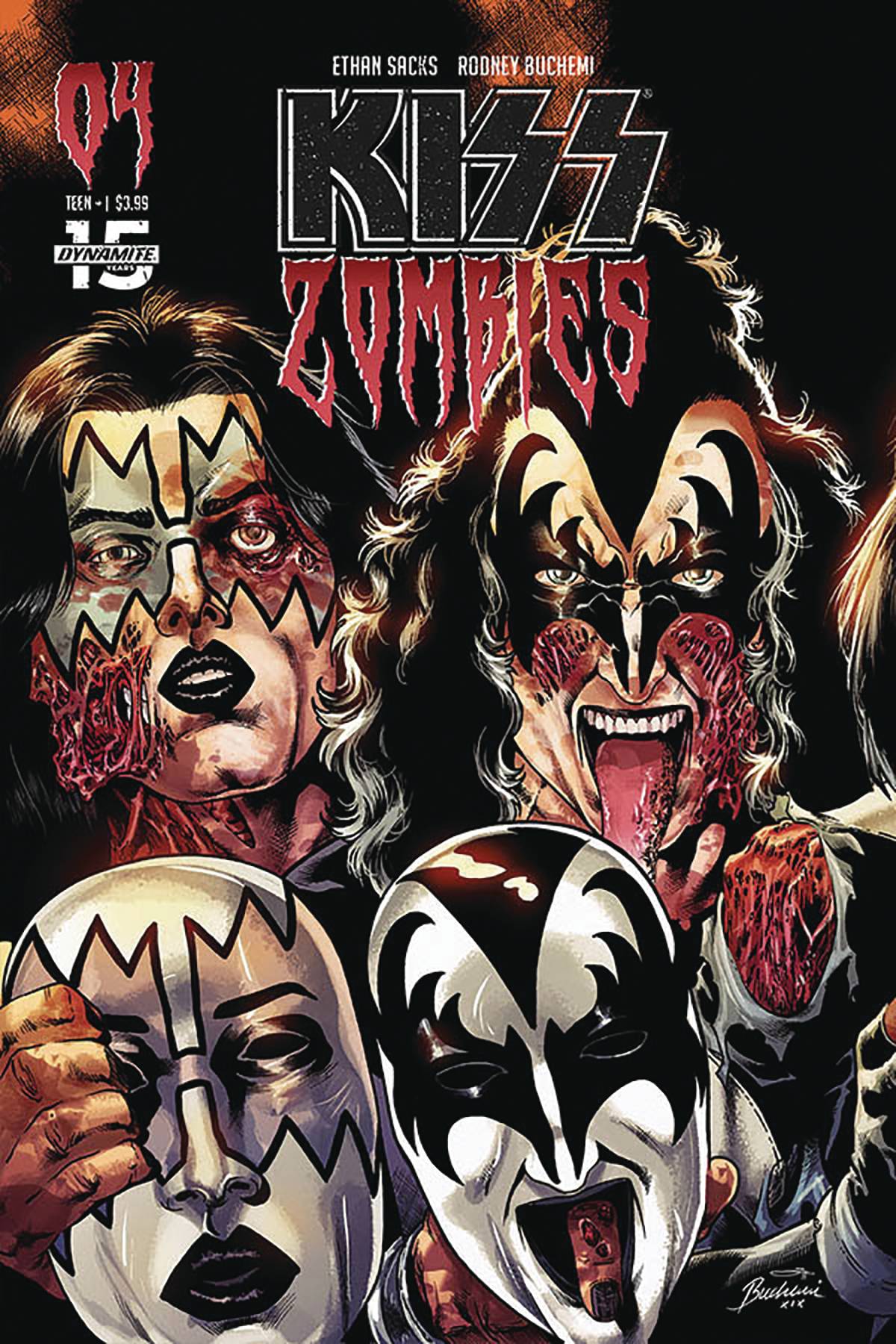 Kiss Zombies #4 Cover C Buchemi