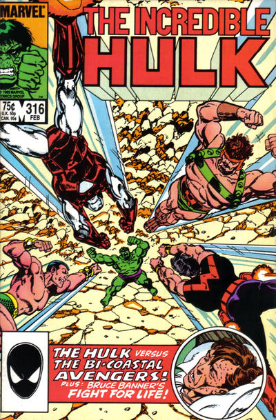 The Incredible Hulk #316 [Direct]-Fine