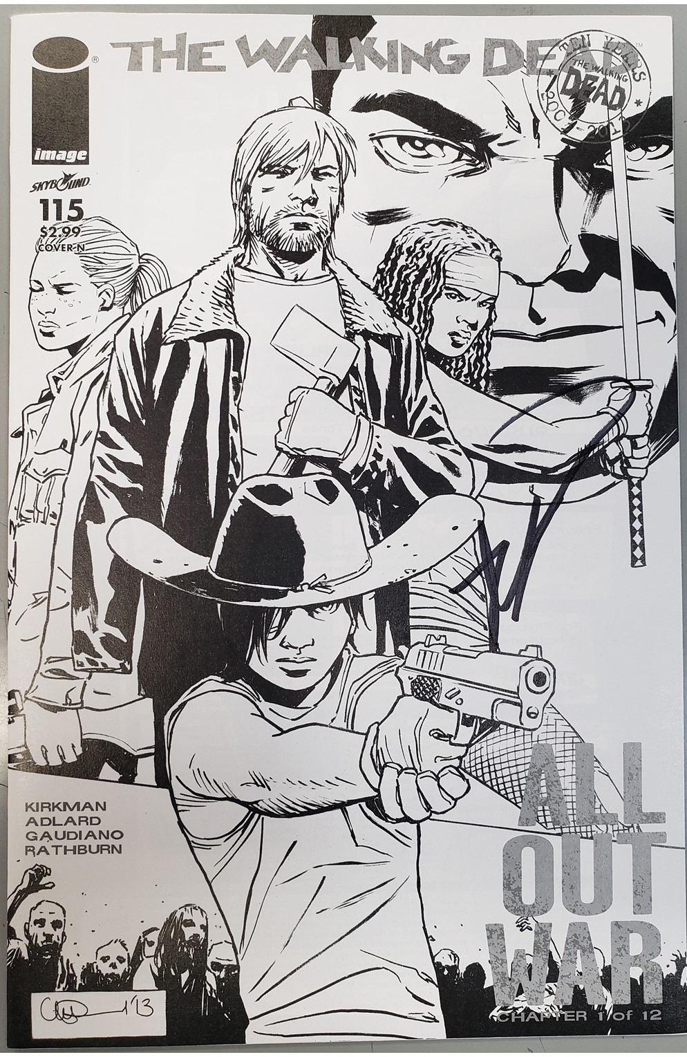 Walking Dead #115 (2003) Image Expo Signed By Robert Kirkman