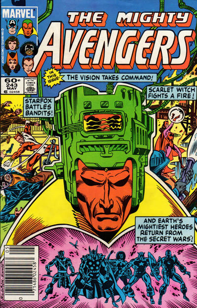 The Avengers #243 [Newsstand]-Fine (5.5 – 7)