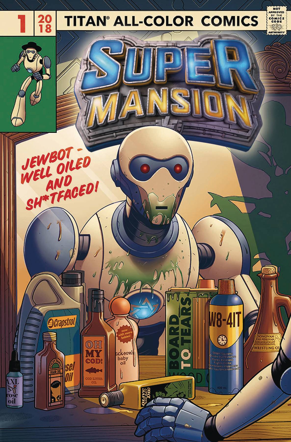 Supermansion #1 Cover A Elphick (Mature) (Of 2)