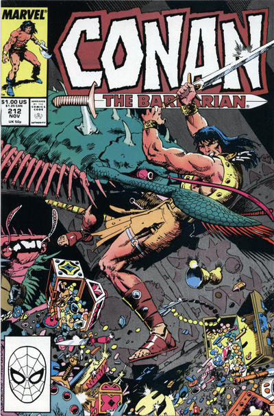 Conan The Barbarian #212 [Direct]-Very Good (3.5 – 5)