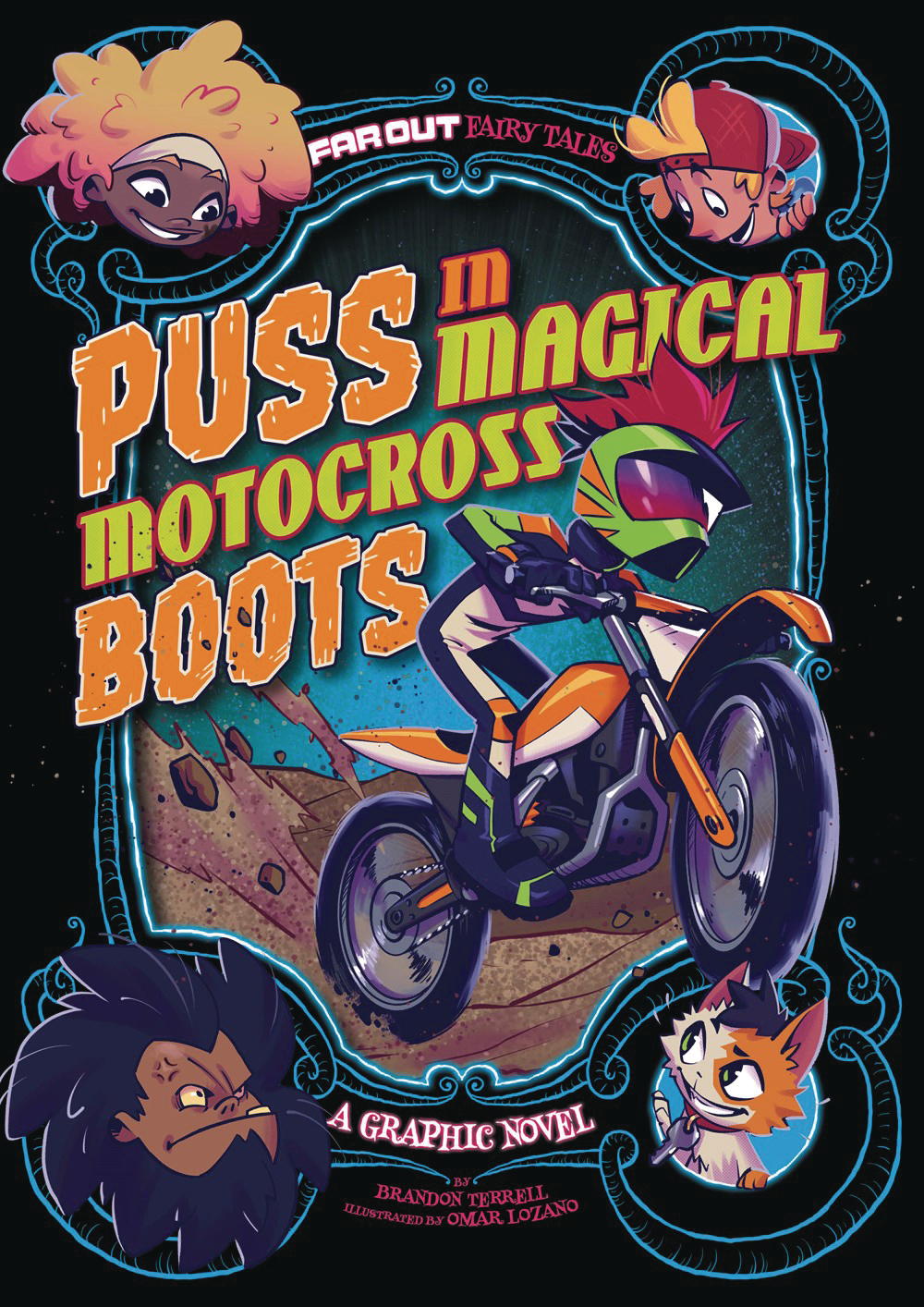Far Out Fables Puss In Magical Motocross Boots Graphic Novel