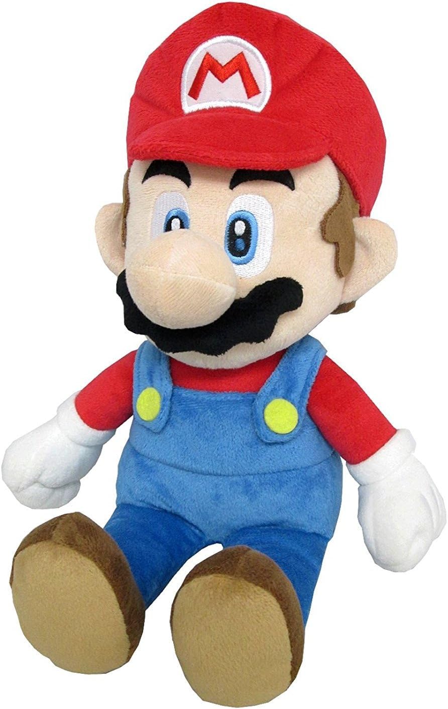 Super Mario All Star Collection - Mario Medium Stuffed Plush, 14"