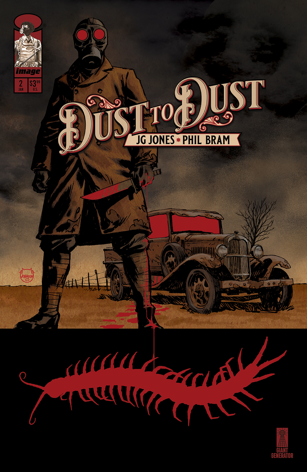 Dust to Dust #2 Cover B 1 for 10 Incentive Dave Johnson Variant (Of 8)