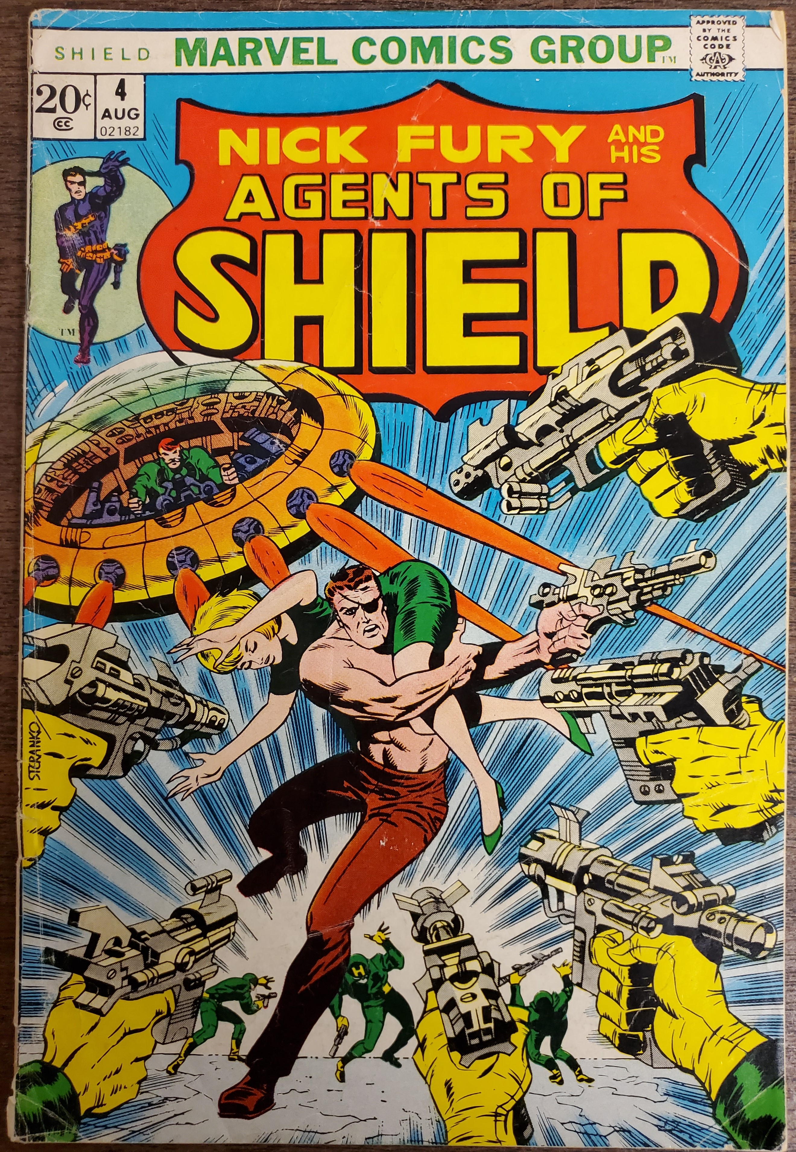 Shield [Nick Fury And His Agents of Shield] #4(1973)-Good (1.8 – 3)