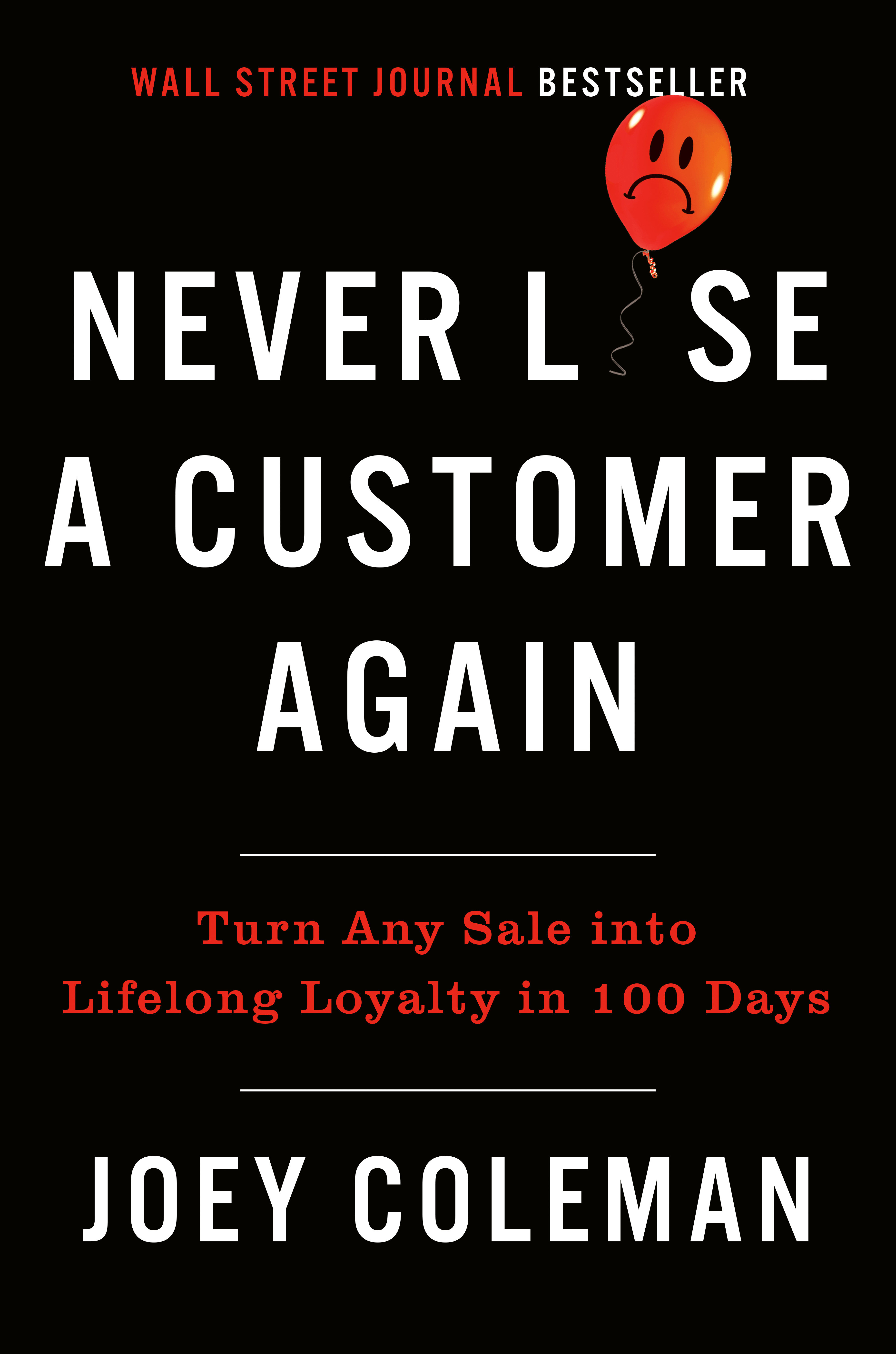 Never Lose A Customer Again (Hardcover Book)