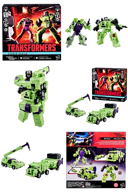 *Pre-Order* Transformers Studio Series Transformers The Movie Constructicons Long Haul & Hook 2-Pack