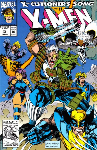 X-Men #16 [Direct][Bagged](1991)-Near Mint (9.2 - 9.8)