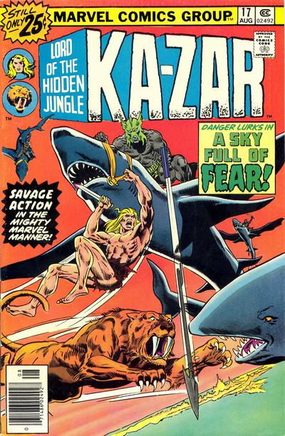 Ka-Zar #17 [25¢]-Very Good