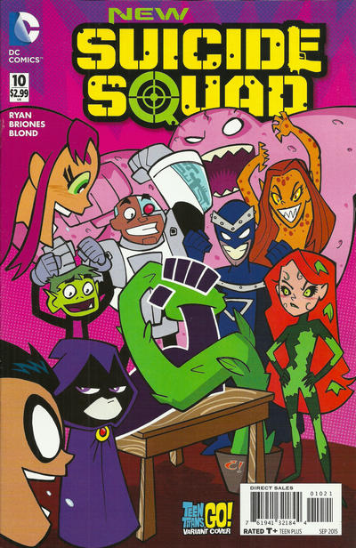 New Suicide Squad #10 [Teen Titans Go! Cover](2014)-Fine (5.5 – 7)