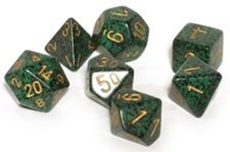 Dice 7-Set: Chx25335 Speckled Golden Recon