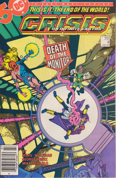 Crisis On Infinite Earths #4 [Newsstand]-Very Fine (7.5 – 9)