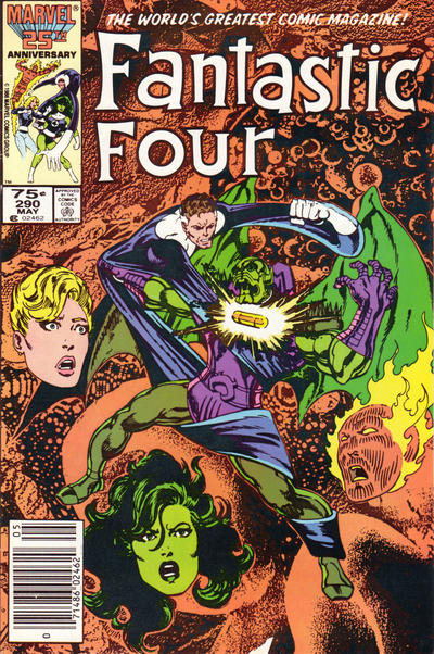 Fantastic Four #290 [Newsstand]-Fine (5.5 – 7)