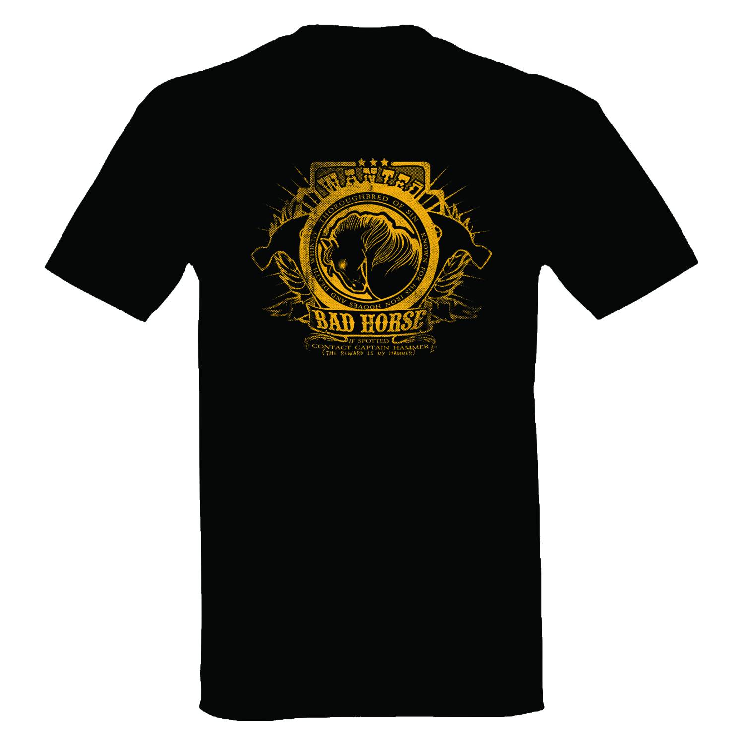 Dr Horrible Bad Horse Black Jrs T-Shirt Large