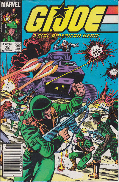 G.I. Joe, A Real American Hero #19 [Newsstand](1982)-Near Mint (9.2 - 9.8)