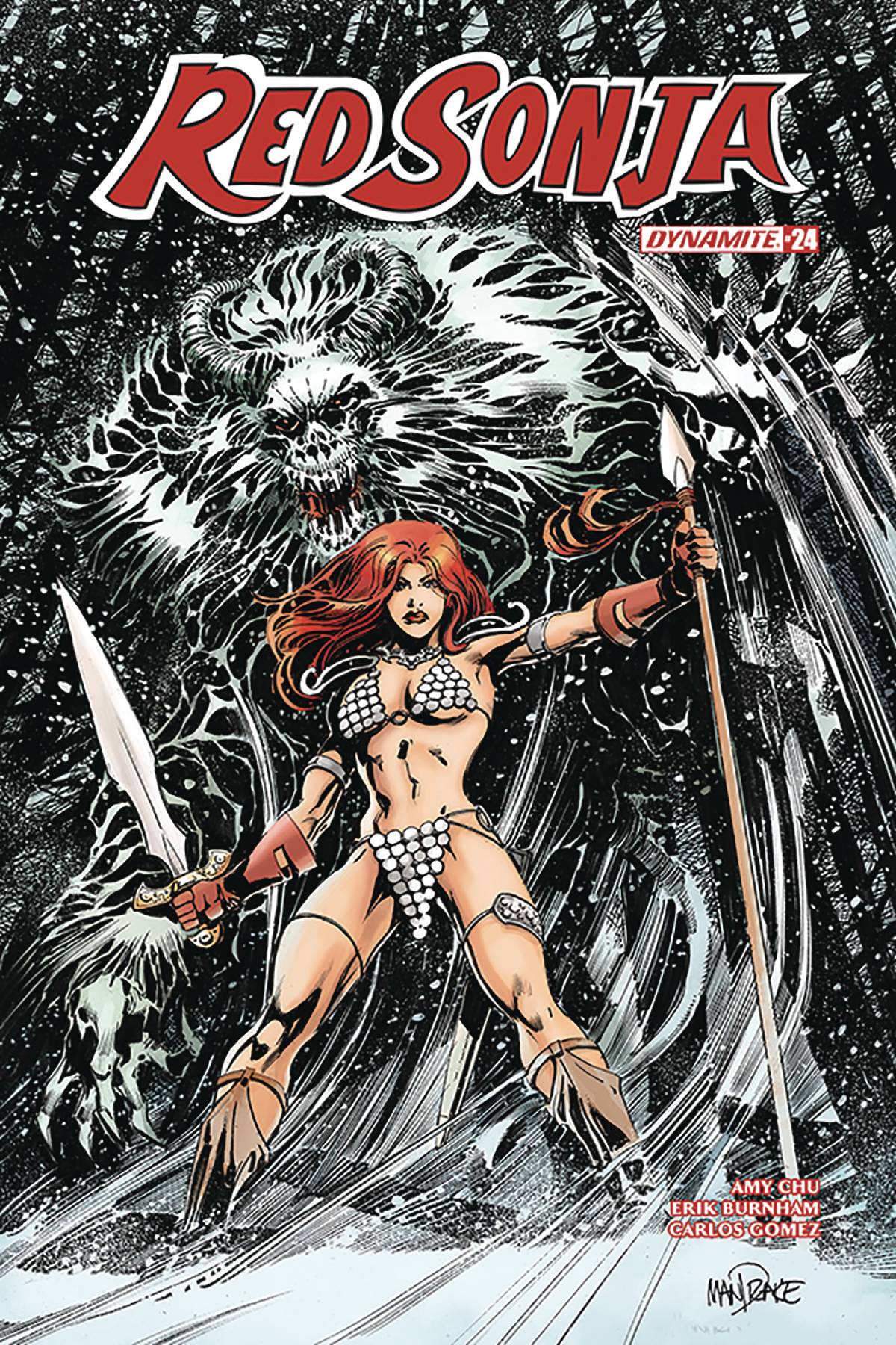 Red Sonja #24 Cover C Mandrake
