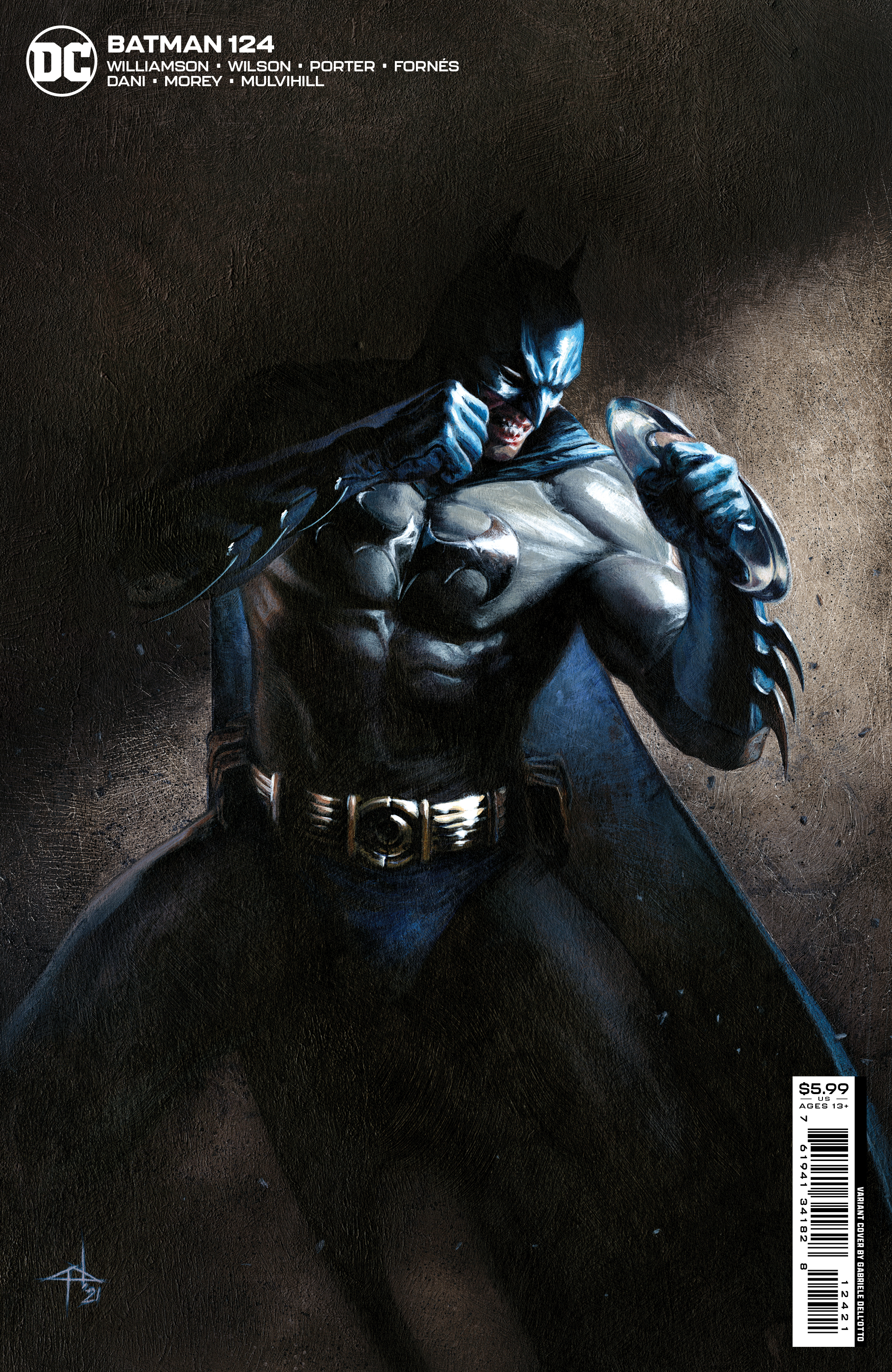 Batman #124 Cover B Gabriele Dell Otto Card Stock Variant (2016)