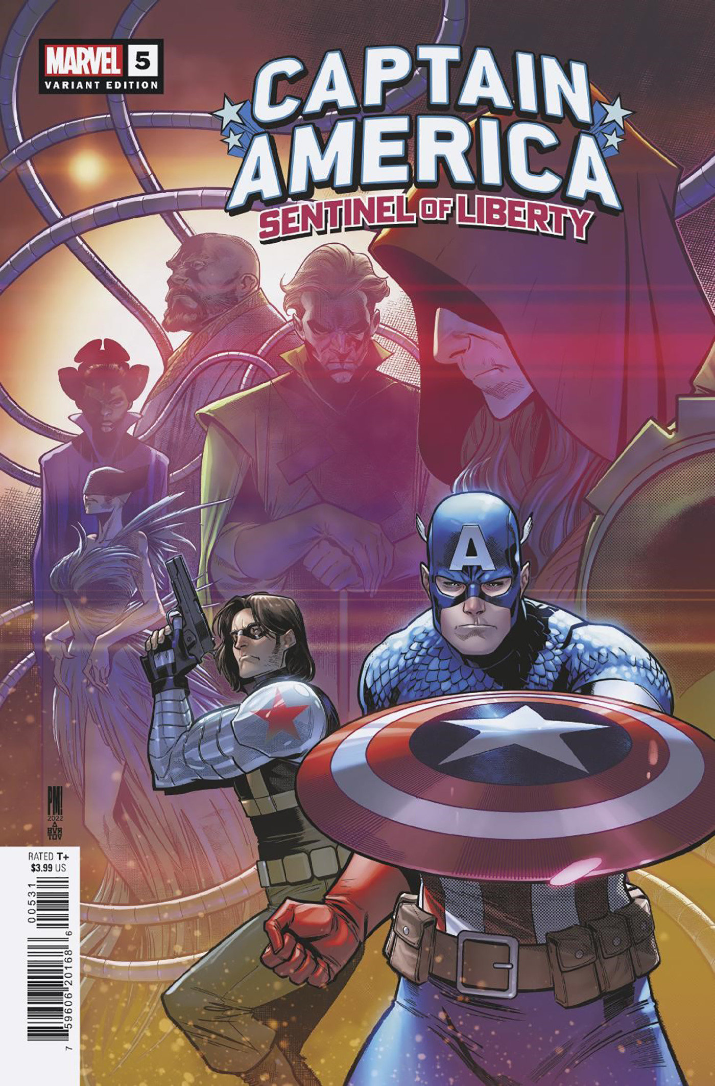 Captain America Sentinel of Liberty #5 Medina Connecting Cover Variant