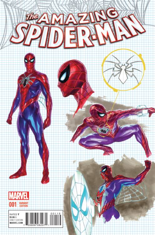 Amazing Spider-Man #1 Ross Design Variant