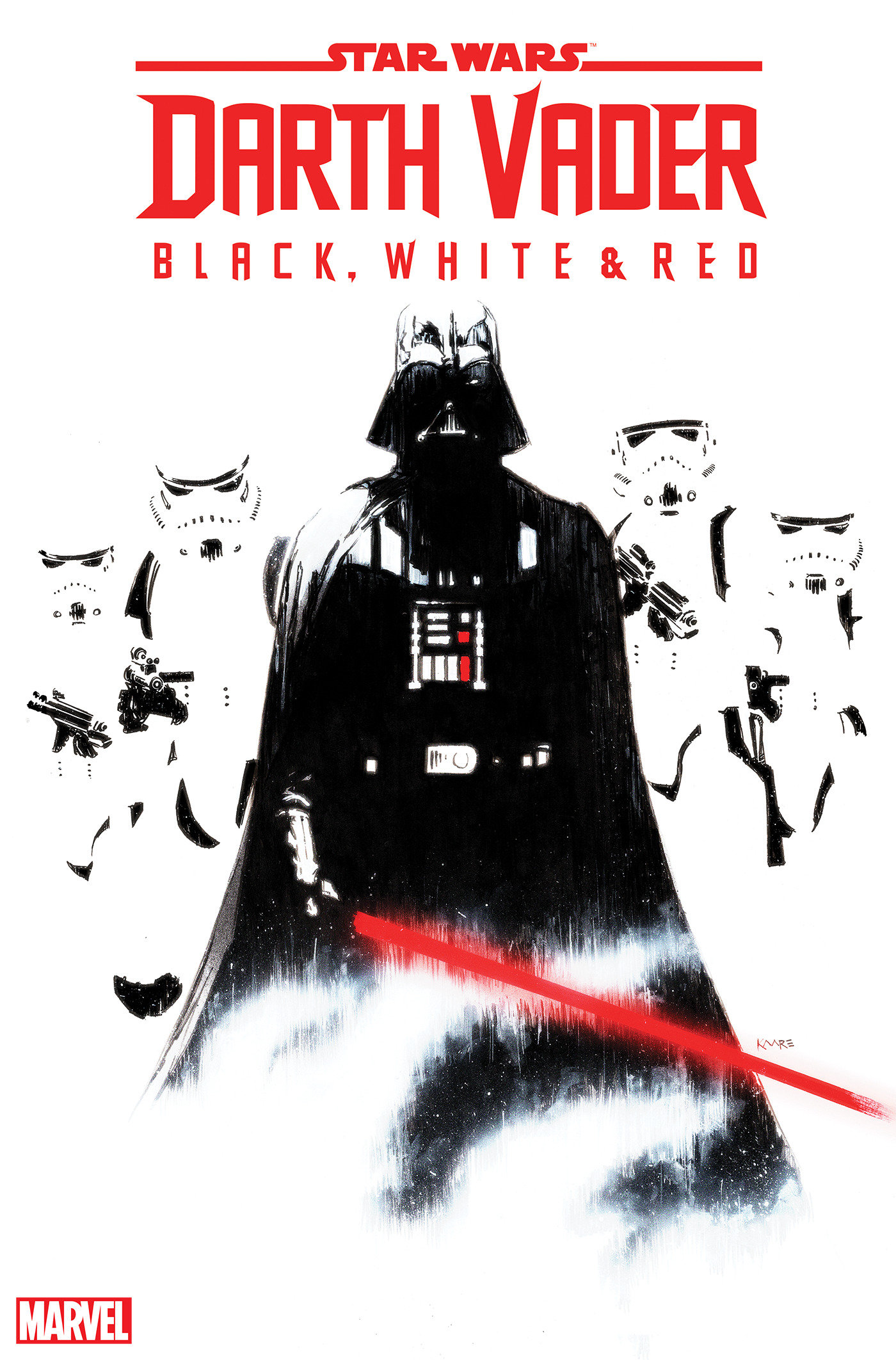 Star Wars: Darth Vader - Black, White & Red #1 25 Copy Incentive Andrews Variant