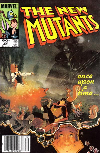 The New Mutants #22 [Newsstand]-Very Good (3.5 – 5)