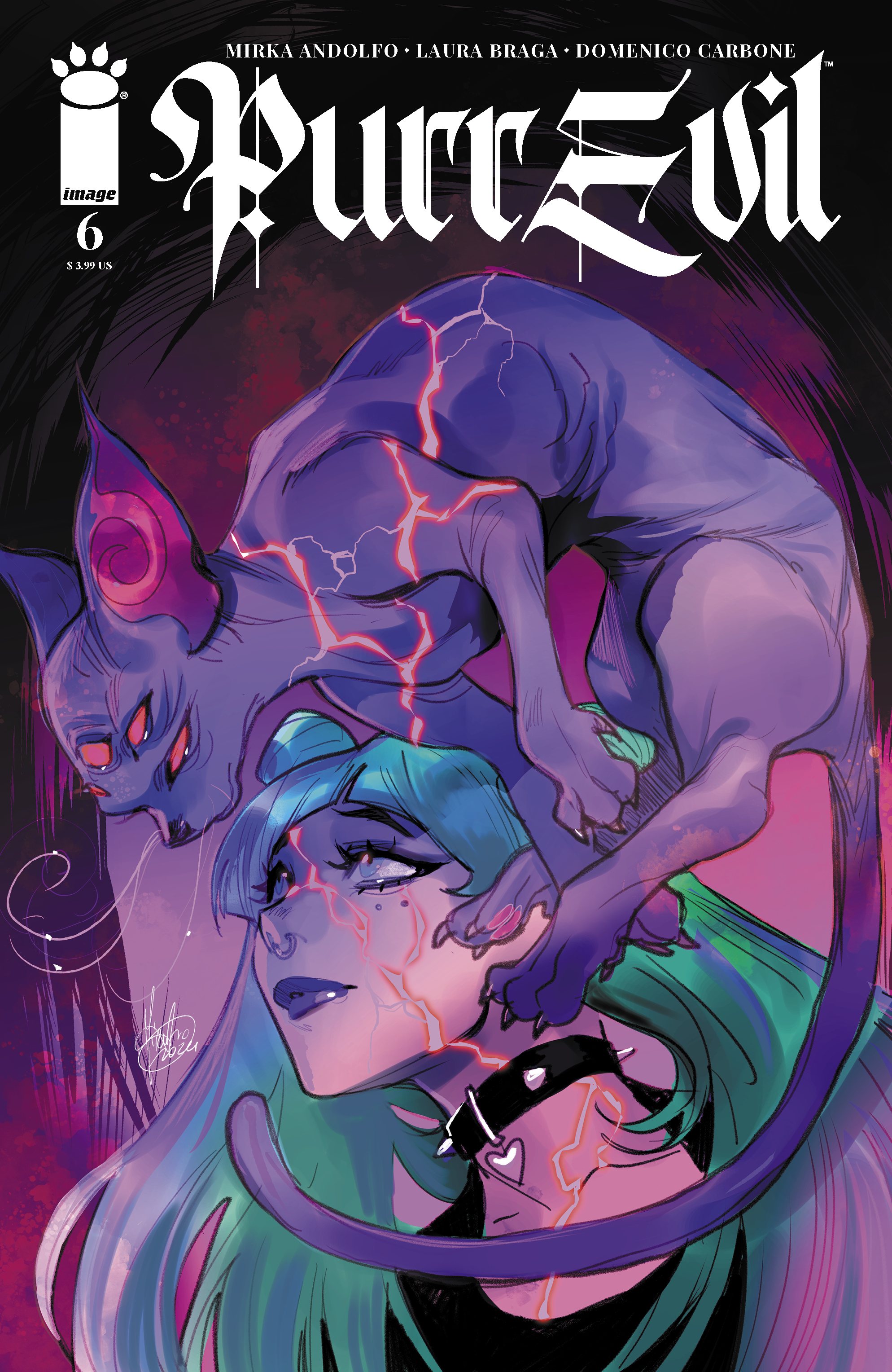 Purr Evil #6 Cover B Mirka Andolfo Variant (Of 6)