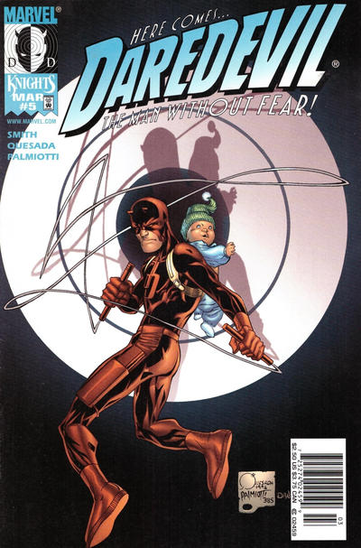 Daredevil #5 (1998) [Newsstand]-Fine (5.5 – 7)