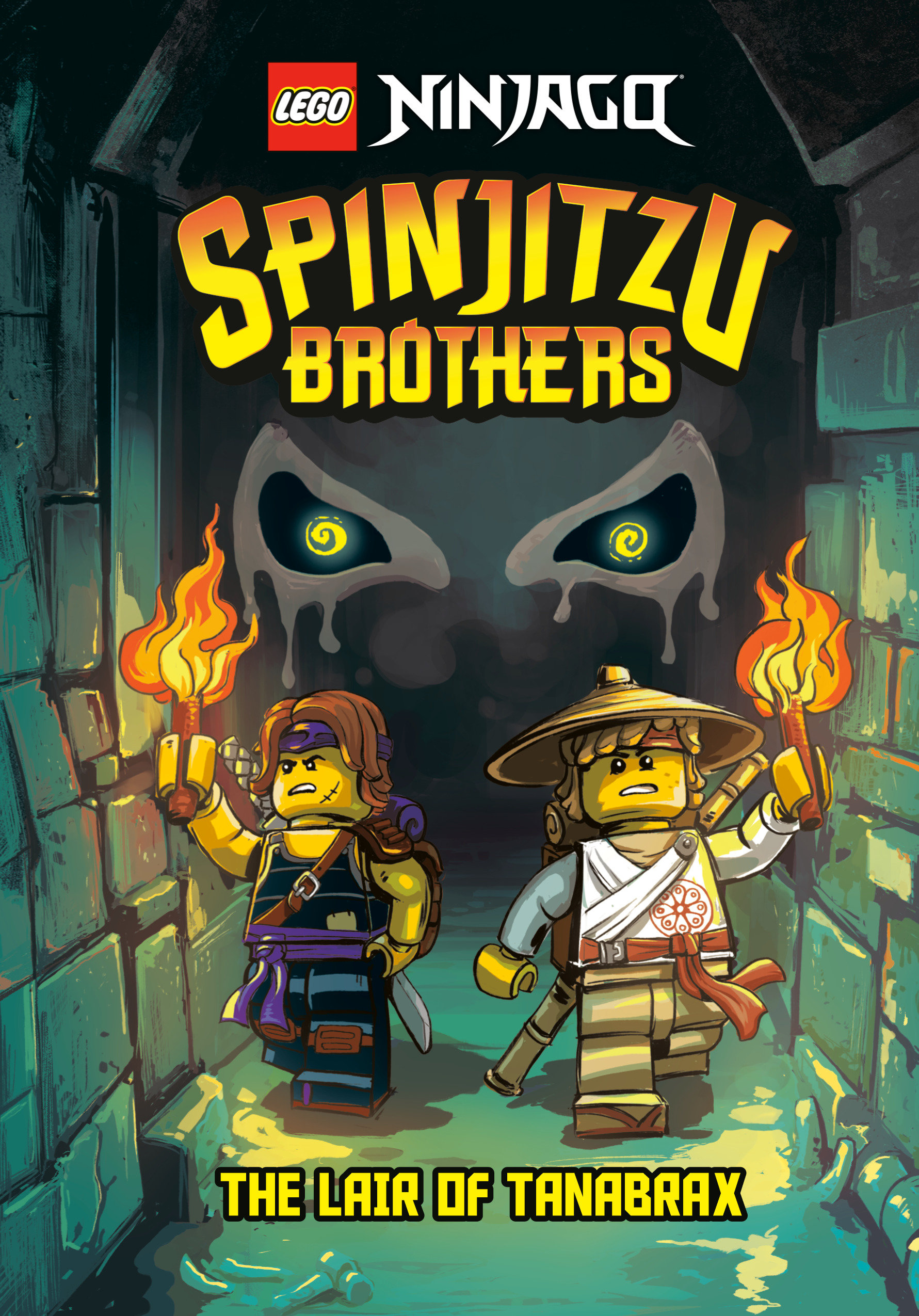 Spinjitzu Brothers #2: The Lair Of Tanabrax (Lego Ninjago) (Hardcover Book)