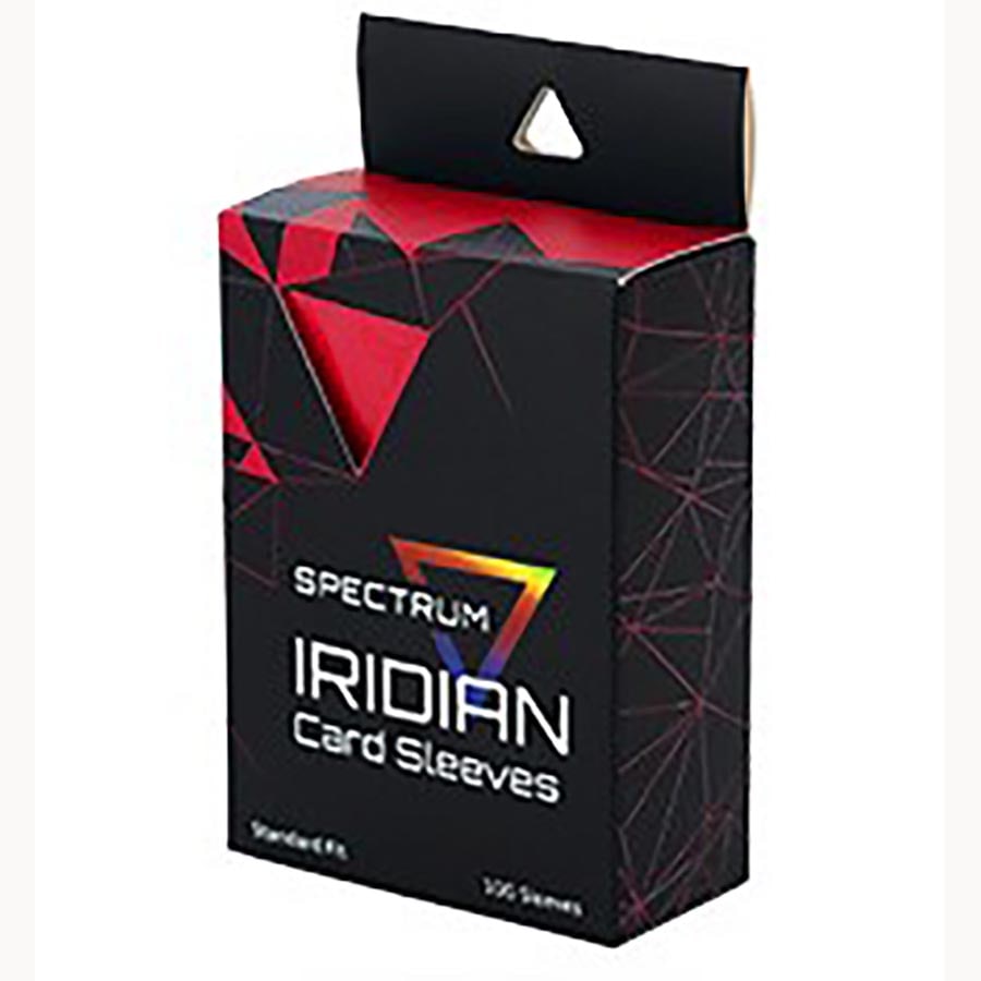 BCW Spectrum: Iridian Matte Standard Sleeves - Red (100)