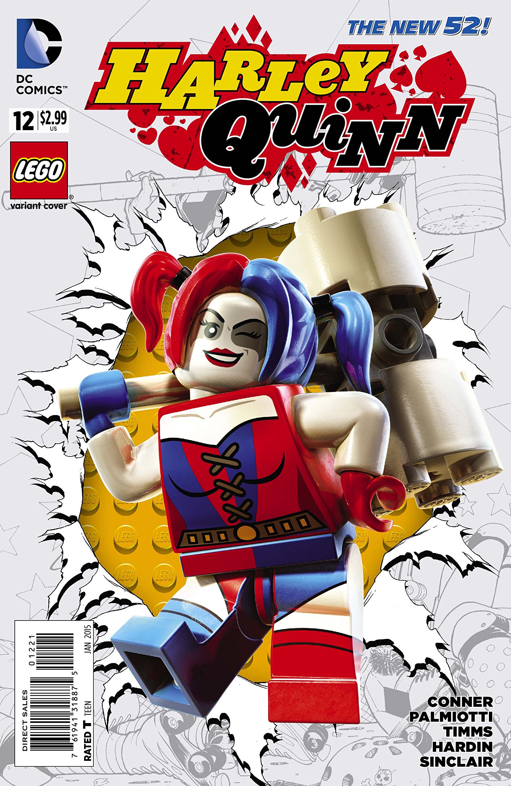 Harley Quinn #12 Lego Variant Edition (2014)