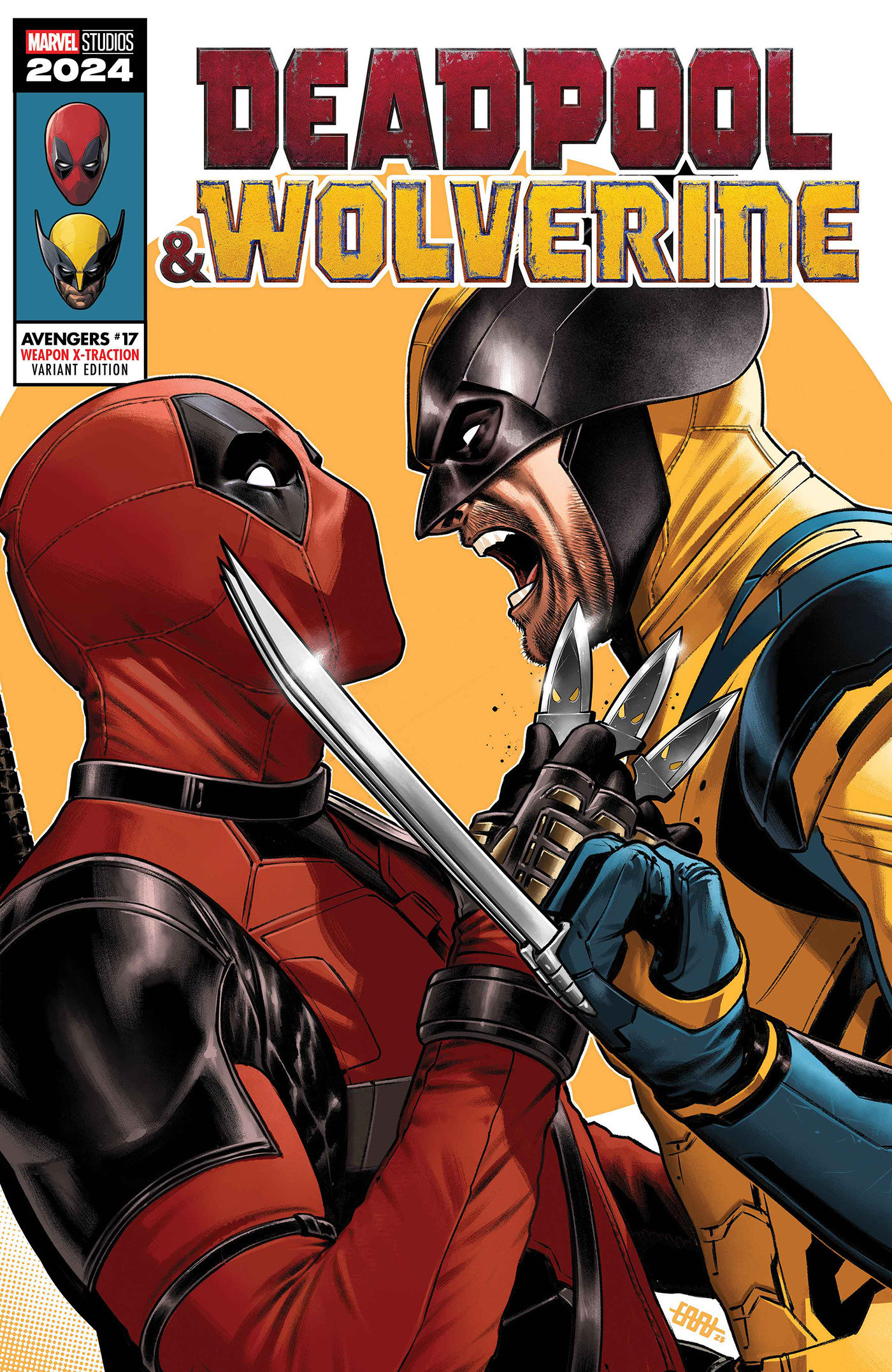 Avengers #17 Cafu Deadpool & Wolverine Weapon X-Traction Variant (Deadpool/Wolverine: Weapon X-Traction)