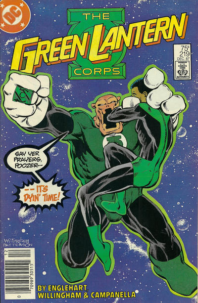 The Green Lantern Corps #219 [Newsstand]-Good (1.8 – 3)