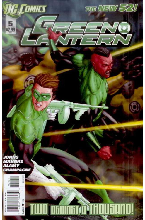 Green Lantern #5 1 for 10 Incentive Mike Choi (2011)
