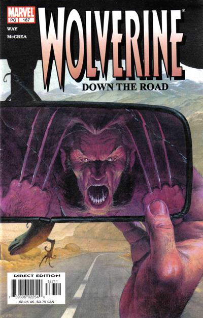 Wolverine #187 [Direct Edition] - Fine +