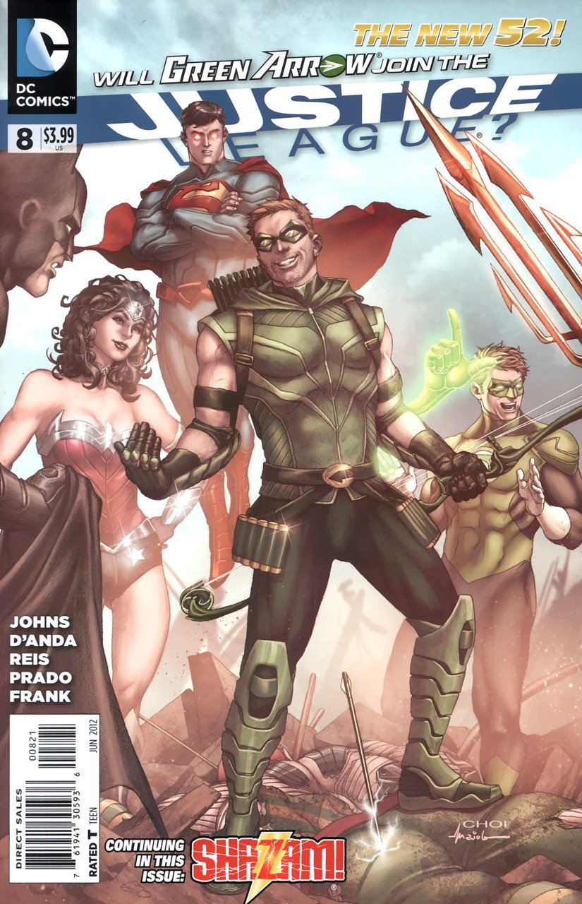 Justice League #8 1 for 25 Variant Mike Choi (2011)