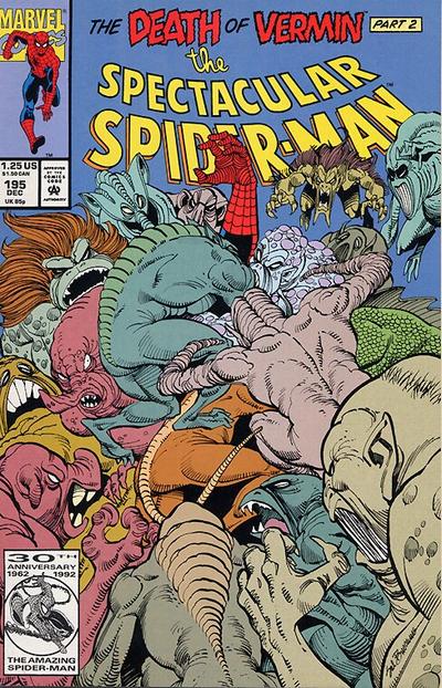 The Spectacular Spider-Man #195 [Direct]-Very Fine/Excellent -7.5