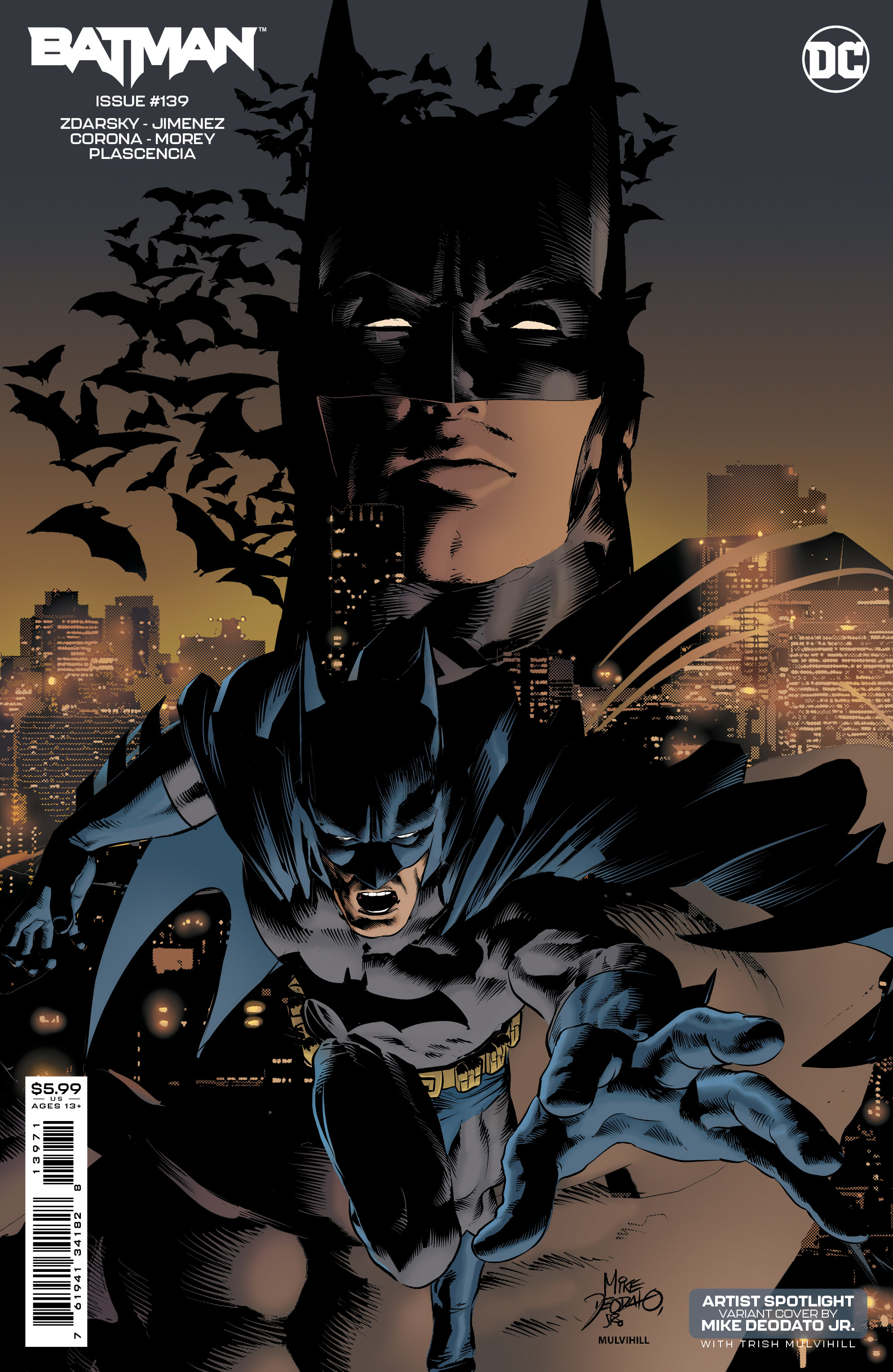 Batman #139 Cover D Mike Deodato Jr Artist Spotlight Card Stock Variant