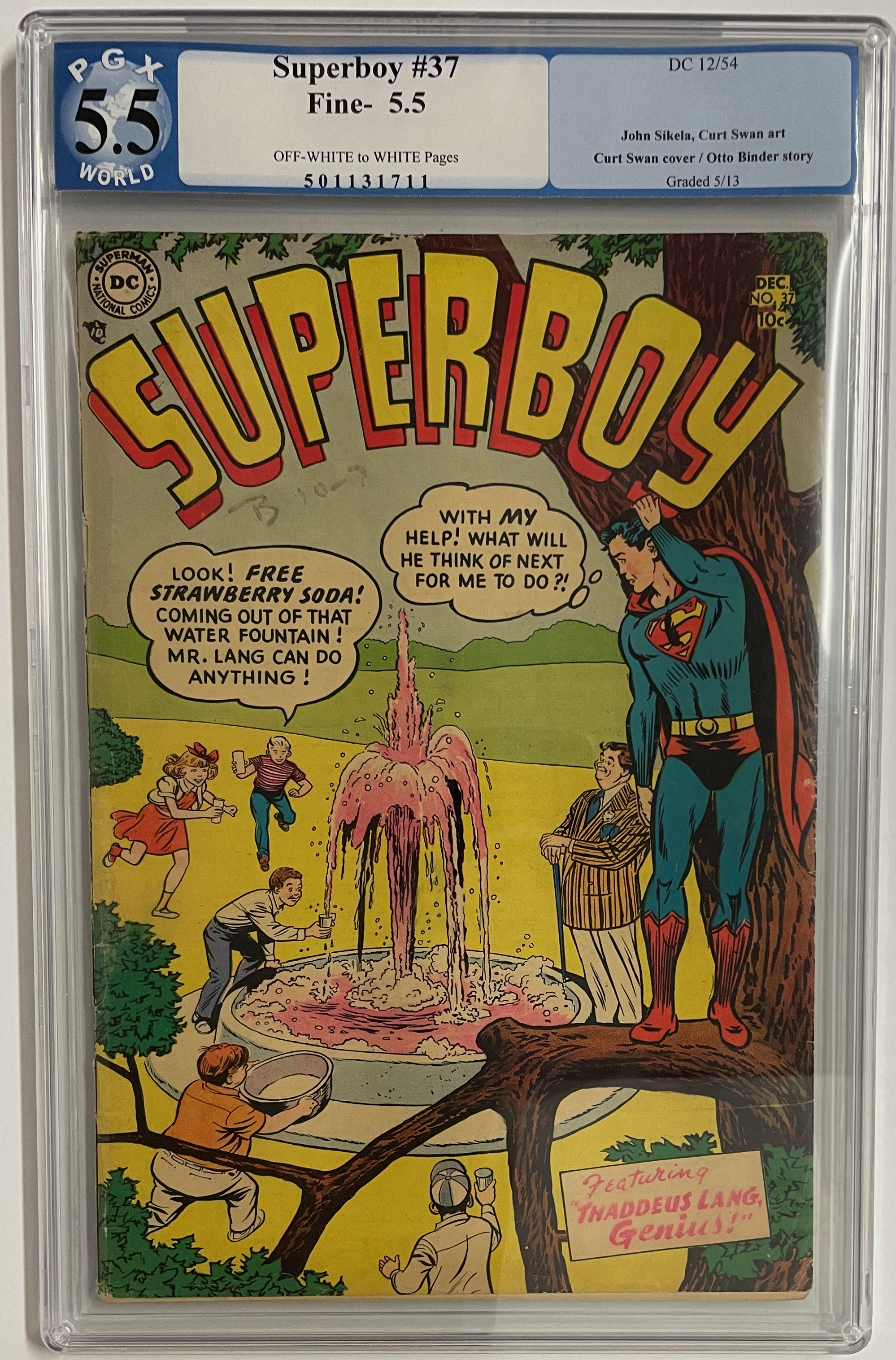 Superboy #037 Pgx 5.5