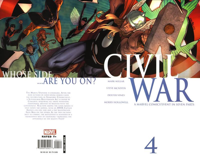 Civil War #4 [Standard Cover]-Near Mint (9.2 - 9.8)