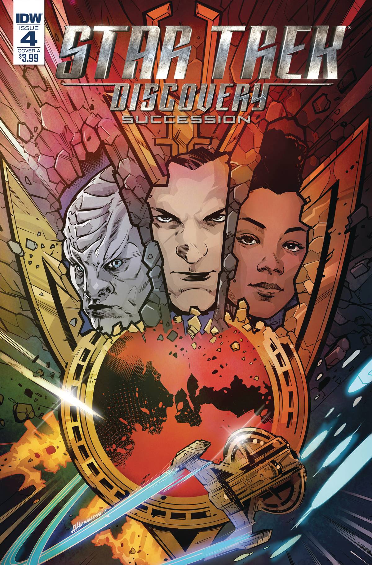 Star Trek Discovery Succession #4 Cover A Hernandez