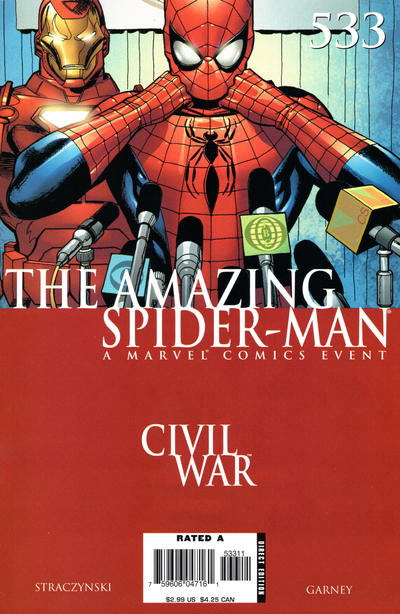 The Amazing Spider-Man #533 [Direct Edition] - Vf- 7.5