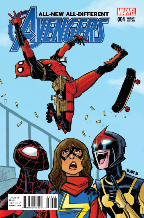 All New All Different Avengers #4 (Rubio Deadpool Variant) (2015)